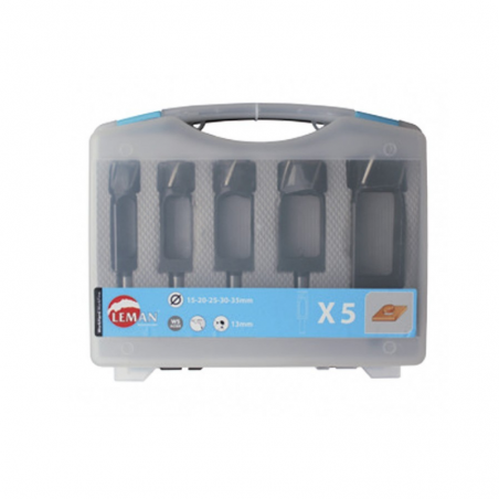 COFFRET 4 MECHES A BOUCHONNER ACIER SUR QUEUE Ø6-10-13-16 LEMA200.500.05